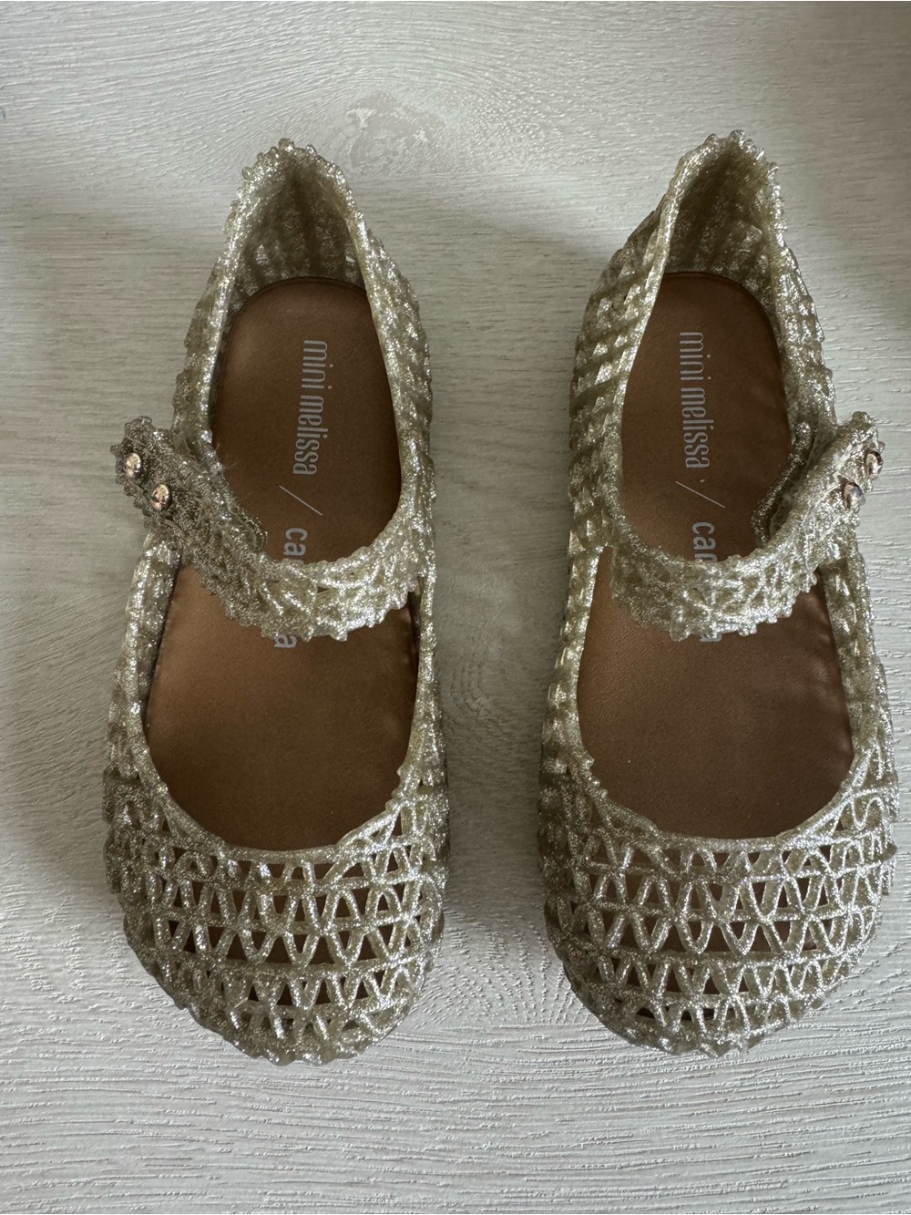 Mini Melissa Jelly Flats Campana Toddler Size 8